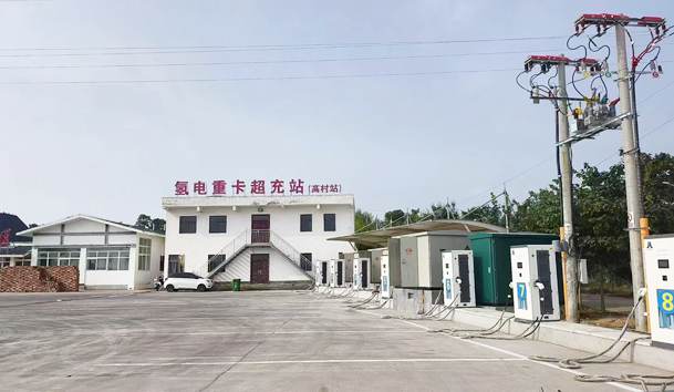 重卡專用充電樁大功率快充設備項目案例 重卡專用充電樁大功率快充設備項目案例
